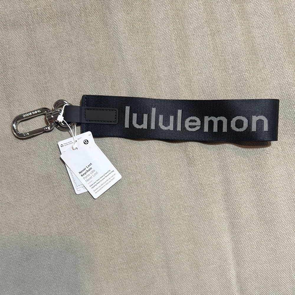 Lululemon never lost keychain NWT